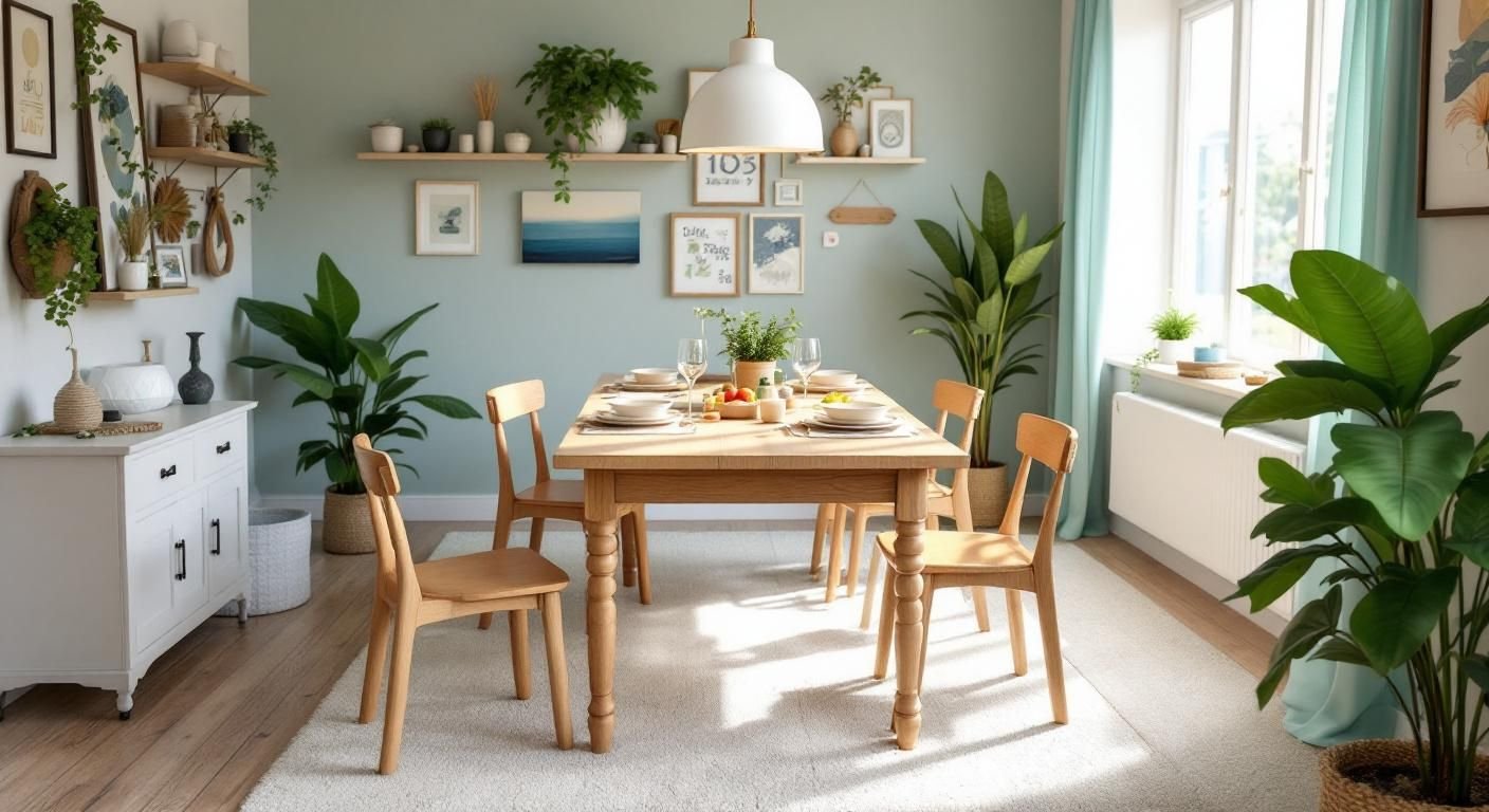 How to decorate a kids dining room on a budget