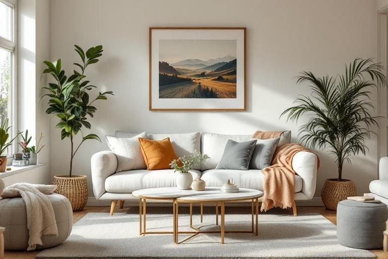 how to decorate a small living room on a budget