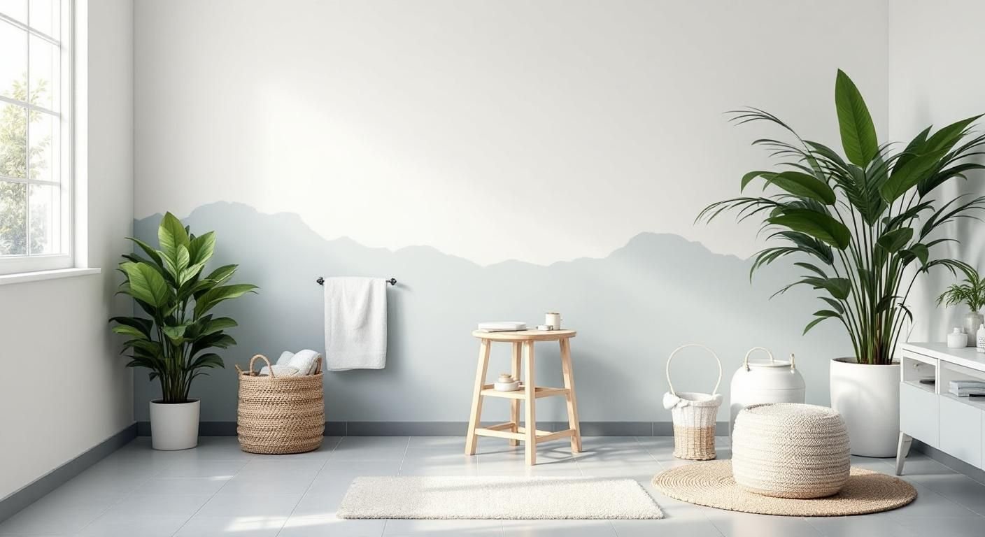 how to decorate bathroom walls