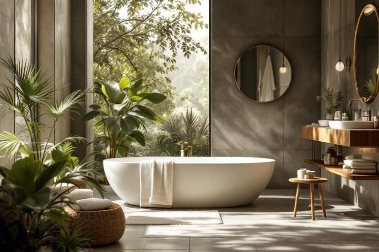 how to make a bathroom feel like a spa