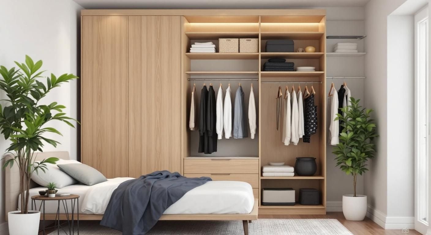 how to make a small bedroom look bigger